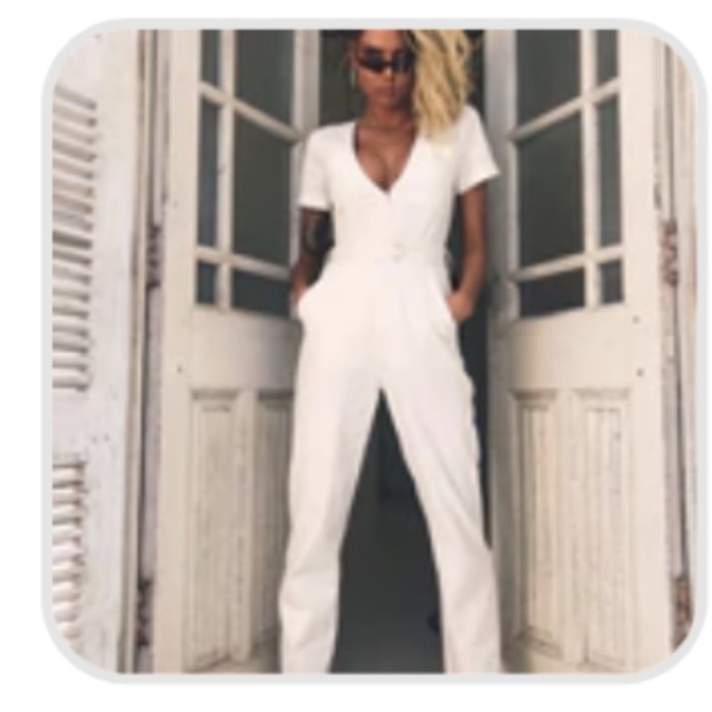 White jumpsuit